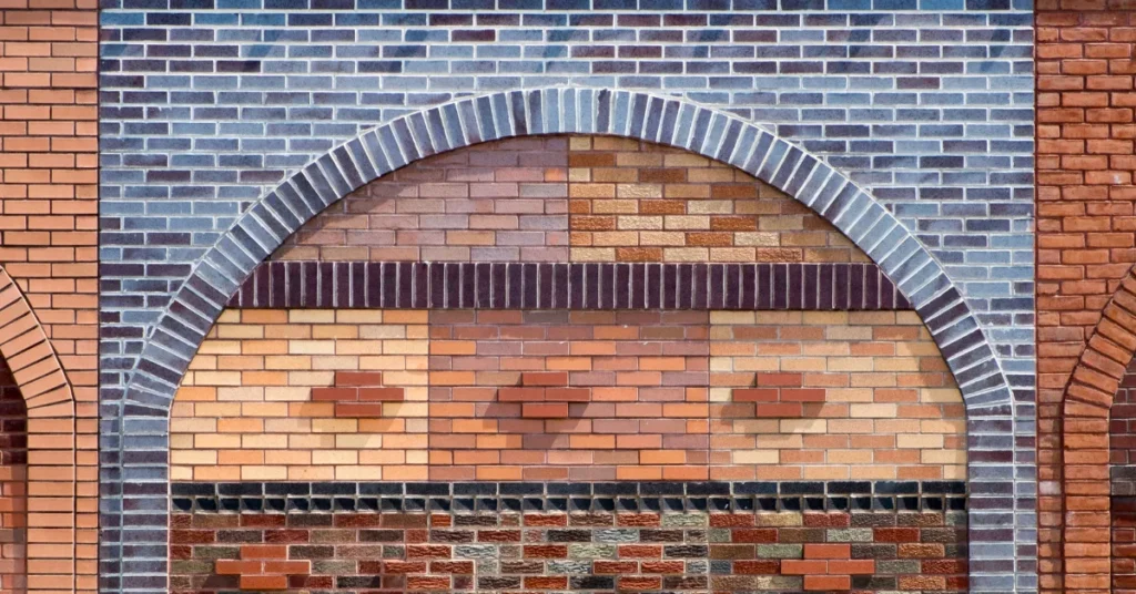 An image showing different types of brickwork in Knoxville.