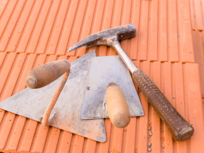 Image representing masonry tools. 