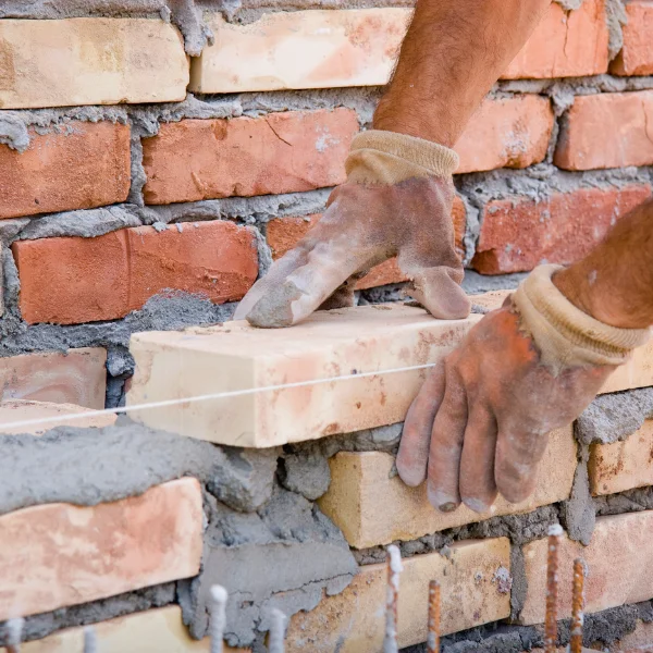 An image showing masonry being performed in a Knoxville, TN, home.