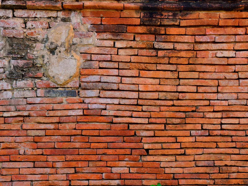 Image showing the consequences of delaying masonry repairs like cracked walls. 